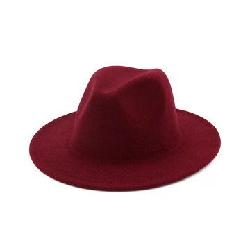 Burgundy Fedora Hat