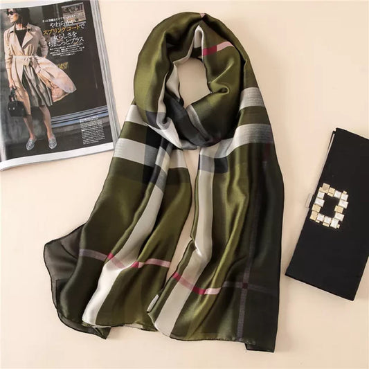 Miss Bella Women Long Silky Scarf