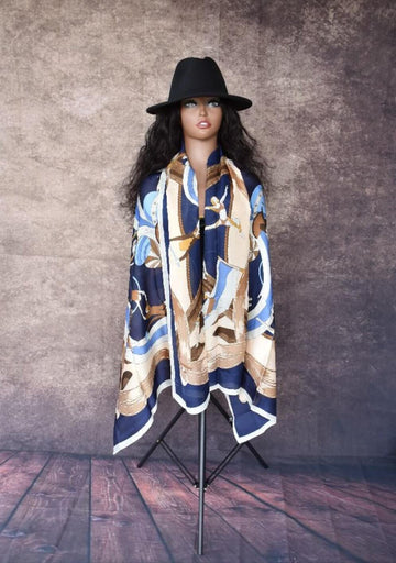 Miss Abyke Long Silky Scarf