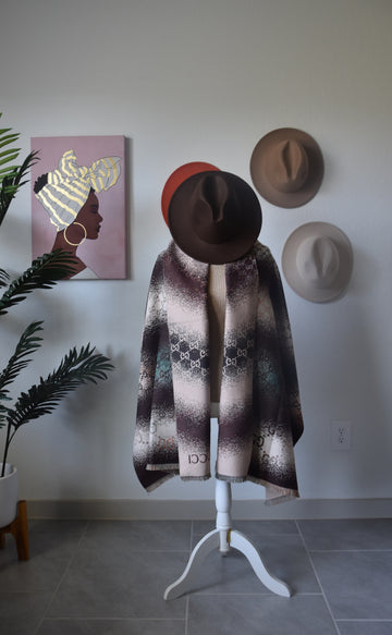 Miss Georgia Reversible Cashmere/Winter Scarf