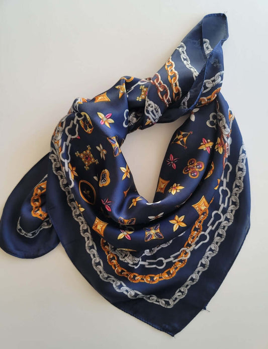 Miss Kiara 70*70cm Long Silky Scarf