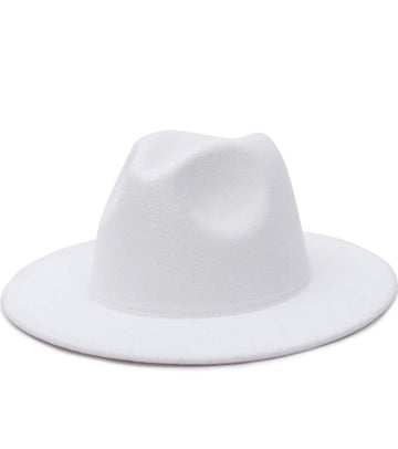 White Fedora Hat