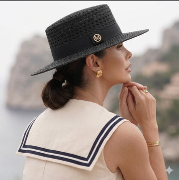 Women’s Straw Sun Hat with Ribbon – Enychycouture