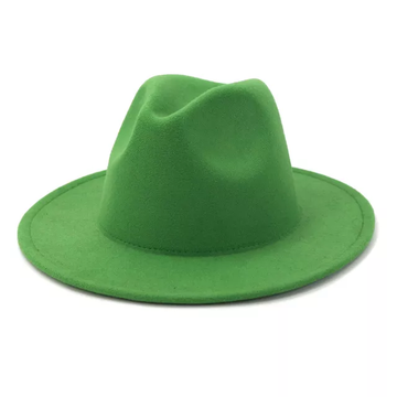 Lemon Green Fedora Hat