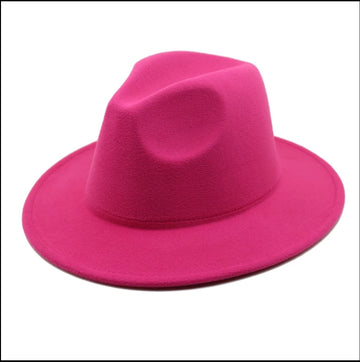 Dark Pink Fedora Hat