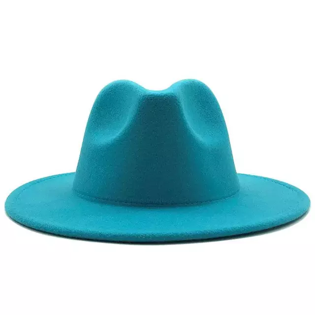Turquoise Fedora Hat