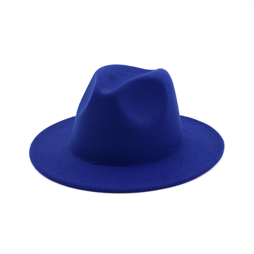 Royal Blue Fedora Hat