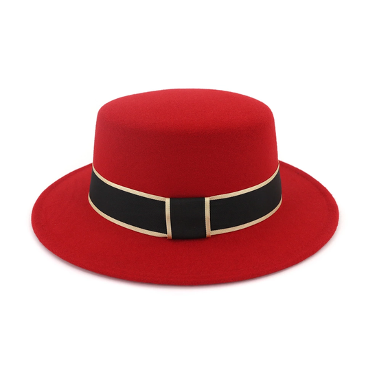 Flat Head Fedora Hat