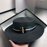 Straw Hat Fedora Hat