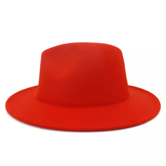 Red Fedora Hat