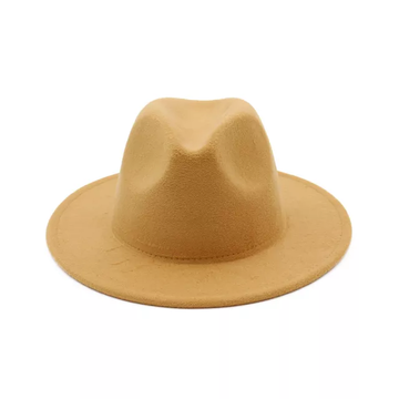 Caramel Fedora Hat