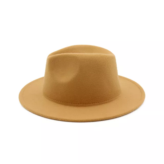 Caramel Fedora Hat