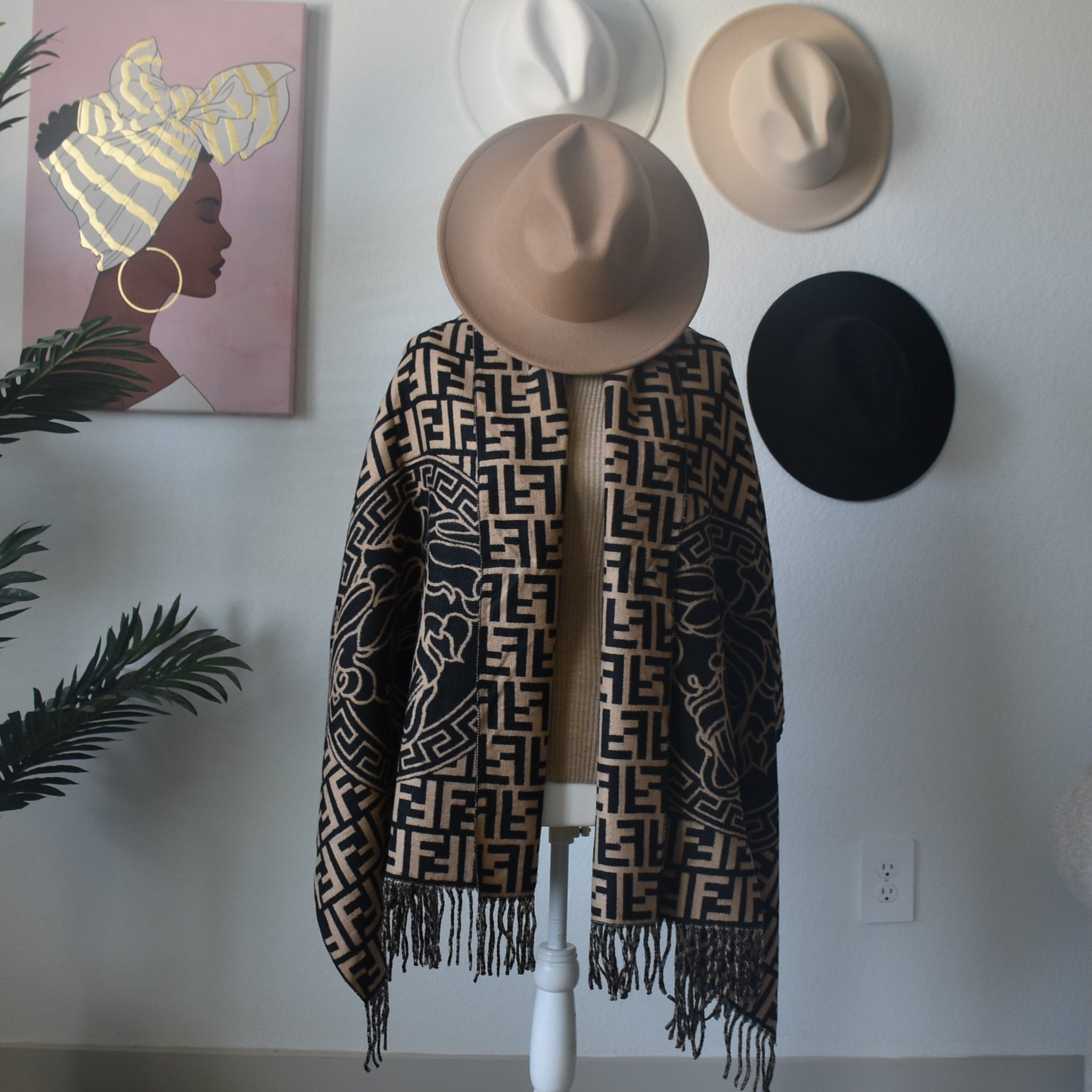 Miss Freya Reversible Winter Cashmere/Body wrap