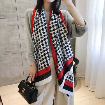 Miss Square Long Silky Scarf