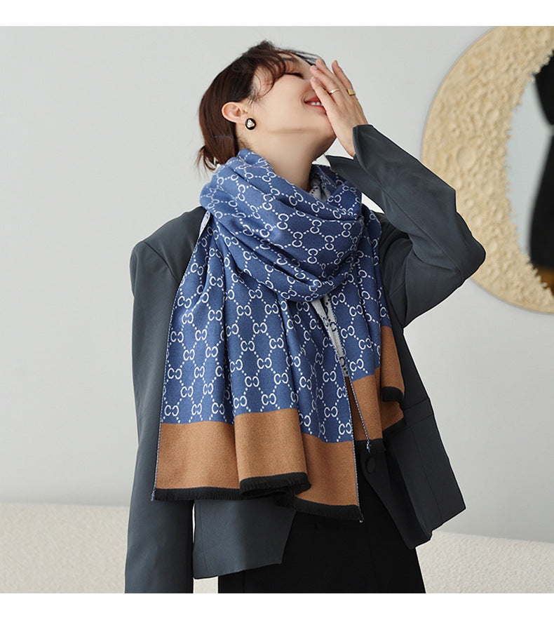 Miss Johanna Reversible Cashmere/Winter Scarf