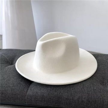 Cream Color Fedora Hat